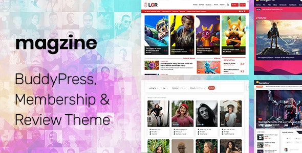 Magzine – BuddyPress, Membership, Review Multi-Purpose WordPress Theme