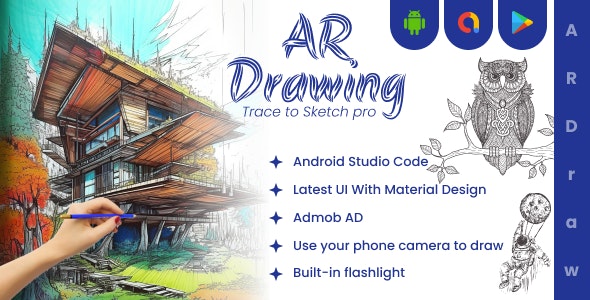 AR Draw Trace to Sketch – Sketch Art – Admob – Android App