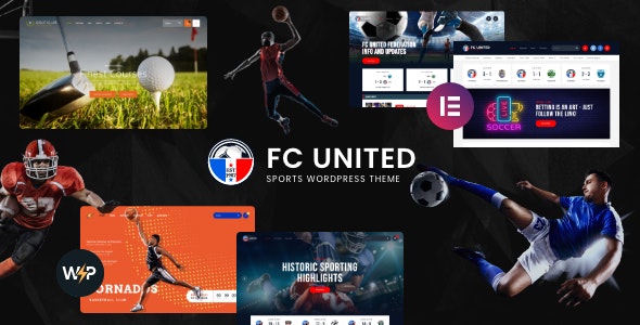 FC United | Football, Soccer  Sports WordPress Theme + RTL