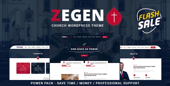 Zegen – Church WordPress Theme 1.1.9