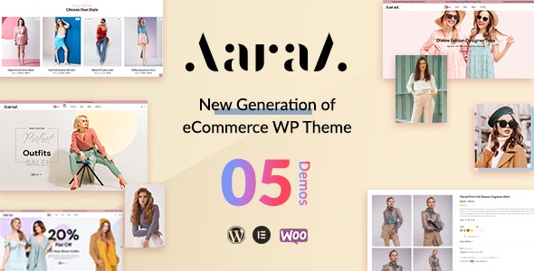 Aaraa – Responsive Multipurpose Woocommerce Theme 1.0.2