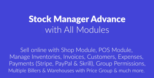 Stock Manager Advance with All Modules 3.5.0