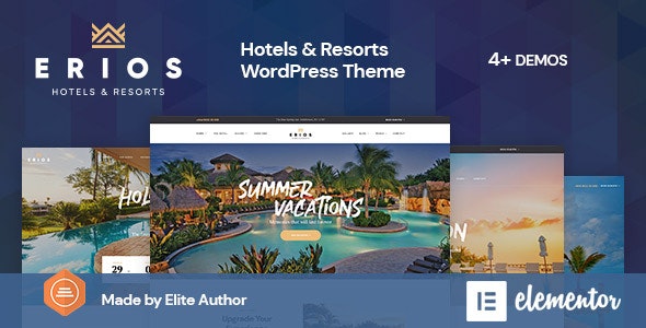 Resort  Hotel WordPress Theme | Erios