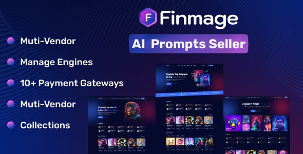 Finmage – AI Prompts Seller (Multi-vendor)