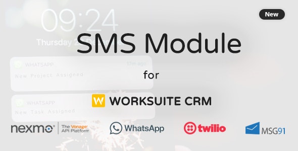 SMS Module For Worksuite CRM