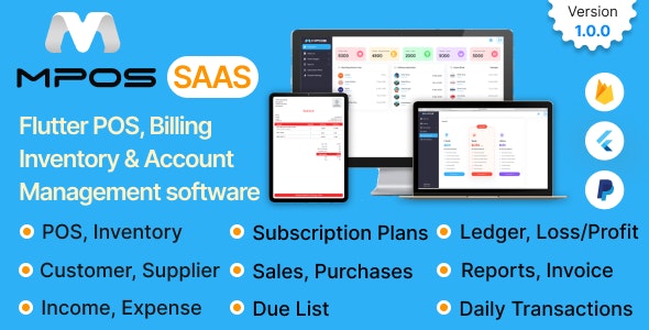 MPOS – POS Inventory & Billing POS software (SAAS)