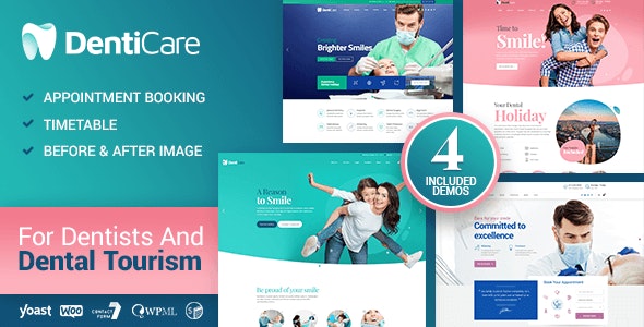 DentiCare – Medical & Dentist WordPress Theme 1.3.6