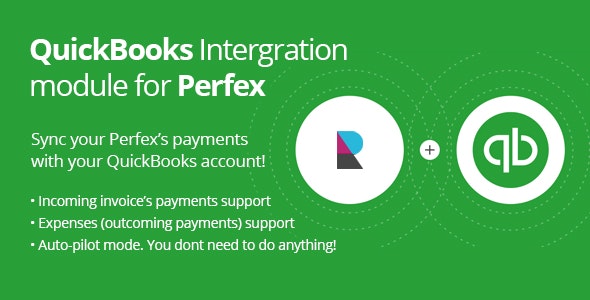 QuickBooks module for Perfex CRM – Synchronize Invoices, Payments and Expenses