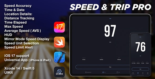 SpeedTrip Pro App for iOS –  Swift Based, Full Source Code