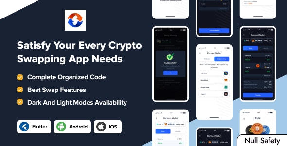 CryptoSwap – A Mobile App for Crypto Swapping | Digital currency