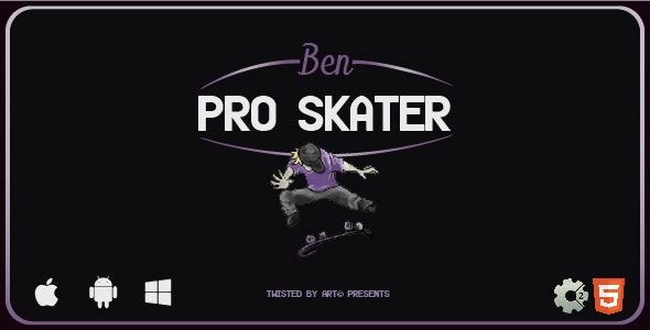 Ben Pro Skater • HTML5 + Construct Game