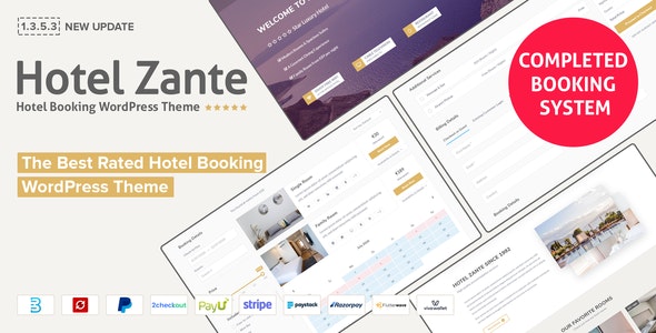 Zante – Hotel Theme