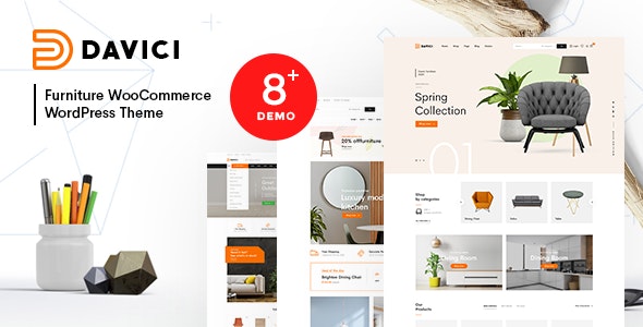 Davici – Furniture WooCommerce WordPress Theme 1.1.7