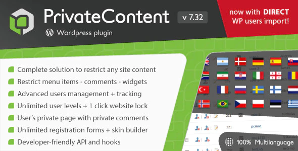 PrivateContent – Multilevel Content Plugin