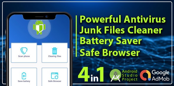 Antivirus & Junk files & battery saver