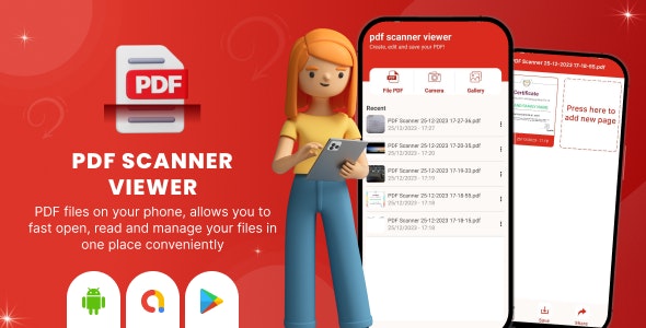 PDF Scanner Viewer – Document Scanner and Reader – Image to PDF Maker – PDF Creator – PDF Editor