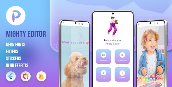 MightyEditor – Flutter Photo Editor / College App