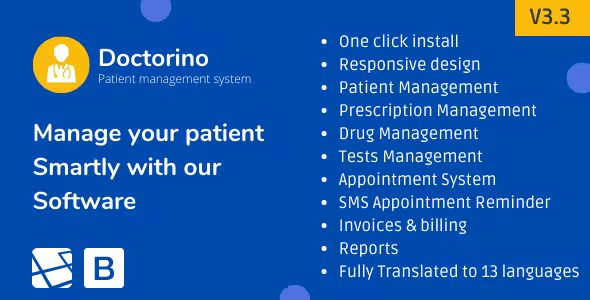 Doctorino – Doctor Practice Management System Laravel 5.0