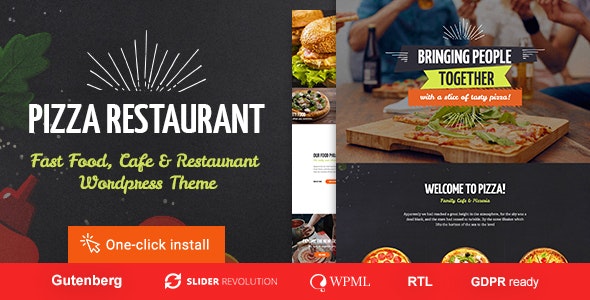 Pizza Restaurant – Fast Food  Restaurant WordPress Theme