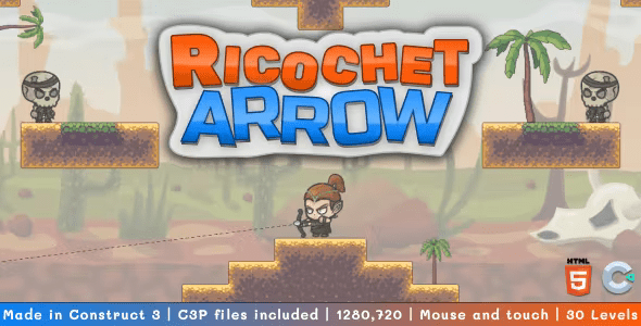 Ricochet Arrow – HTML5 Casual game