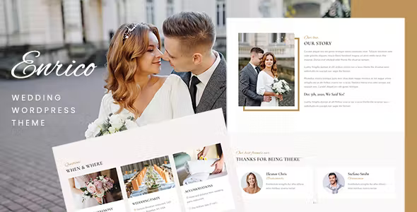 Enrico – Wedding WordPress Theme