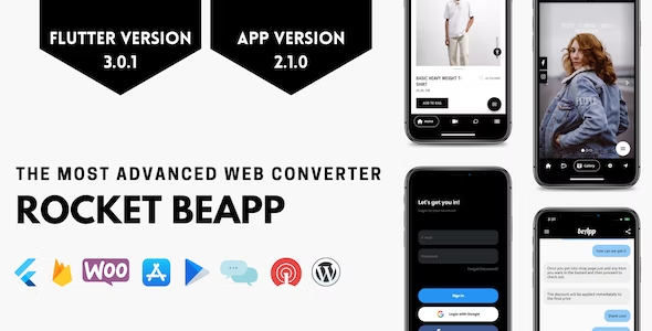 Rocket BeApp – Flutter Web Converter 3.2.0