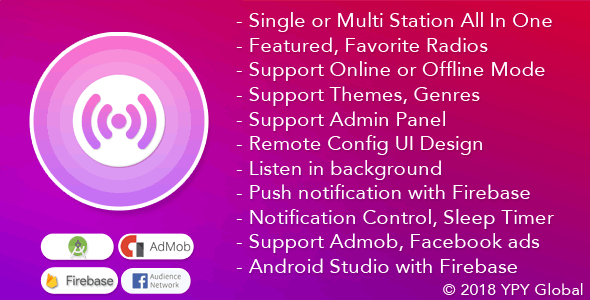 XRadio – Best Radio Template For Android