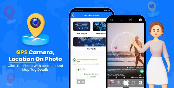 GPS Camera – Location on Photo – Timestamp Camera – GPS Photo With Location  Map Details
