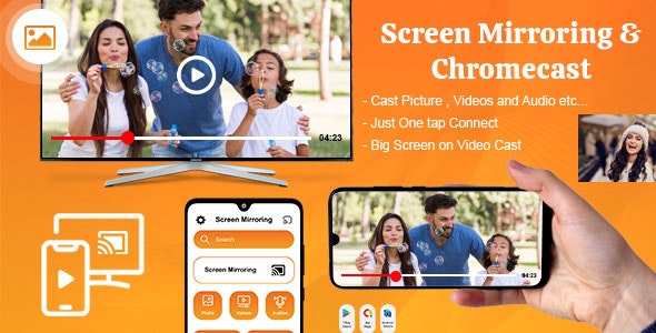 Screen Mirroring – Chromecast – Miracast – Cast to TV – Screen Cast Direct – Cast Android Device