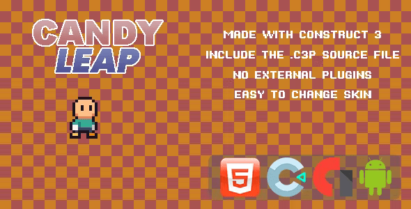 Candy Leap – Template for Construct 3