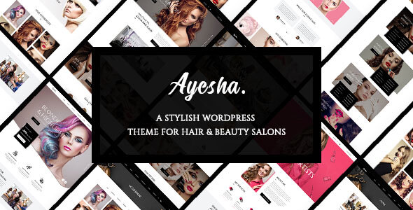 Ayesha – Hairdressers and Beauty Salons WordPress Theme 6.0