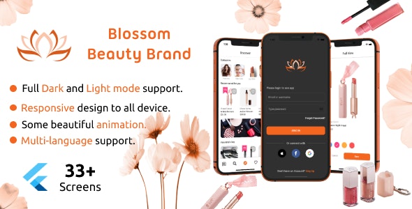 Blossom – Beauty Brands UI Kit