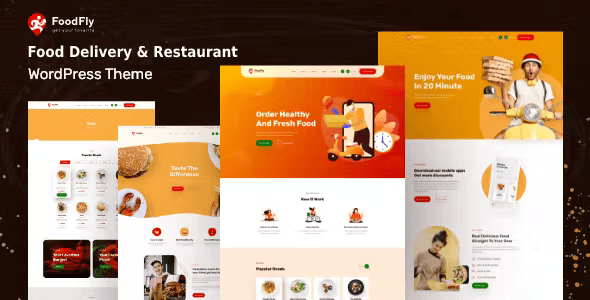 Foodfly- Fast Food Delivery  Restaurant WordPress Theme