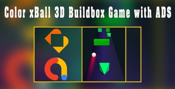 Color xBall 3D Buildbox Game with Ads