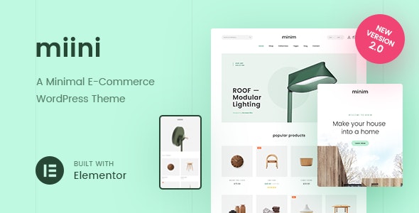 Miini – A Minimal WooCommerce Theme 2.0.4