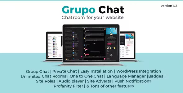 Grupo Chat – Chat Room & Private Chat PHP Script 3.8.1