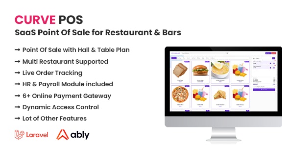 Curve POS – SaaS Point Of Sale System for Restaurants & Bars 1.5