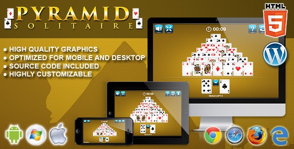 Pyramid Solitaire – HTML5 Solitaire Game