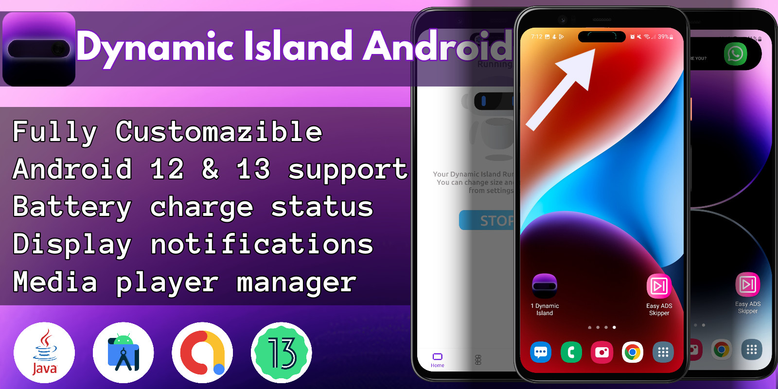 Dynamic Island For Android – Admob integrated