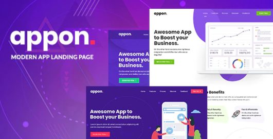 Appon – App SaaS HubSpot Theme