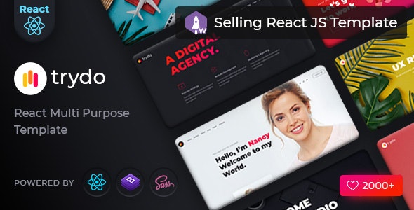 Trydo – React Agency and React Portfolio Template