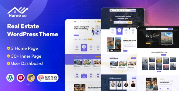 Homeco – Real Estate  Directory Listing WordPress Theme