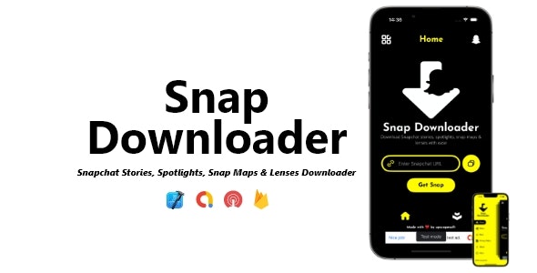 Snap Downloader – Snapchat Stories, Spotlights, Map  Lenses Downloader | ADMOB, ONESIGNAL, FIREBASE