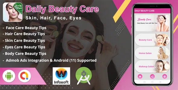 Android Daily Beauty Care – Skin, Hair, Face, Eyes (Android 11 Supported)