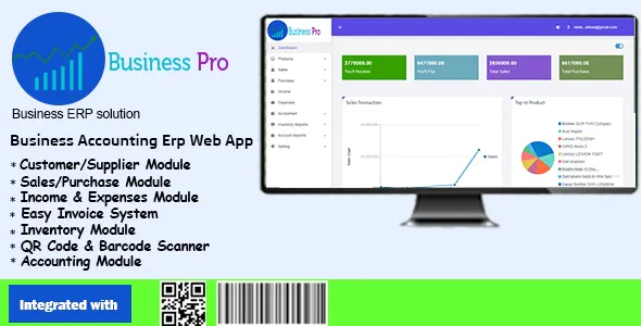 Business Pro – Accounting amp; Inventory / Product / Shop / Company Management