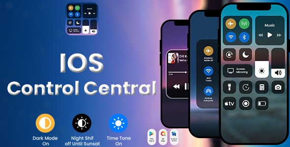 IControl – Control Center OS16 APK – iControl Center iOS 15 – iCenter OS17 – Control Center – iNoty