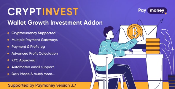 CryptInvest – Wallet Growth Investment Addon 2.1.1