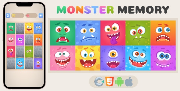 MonsterMemory – HTML5 Game – Construct 3