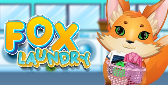 Laundry Fox – HTML5 Game – Construct 3