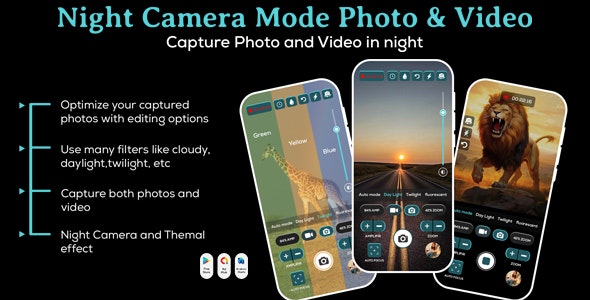 Night Camera Mode – Photo and Video – HD Camera Filter – HD Night Camera Pro – Night Mode Camera